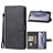 Mobigear Wallet Housse iPhone 16 Pro Etui Porte-Monnaie - Noir