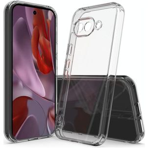 Mobigear Crystal Transparent Google Pixel 9a Plastique rigide Coque arrière - Transparent