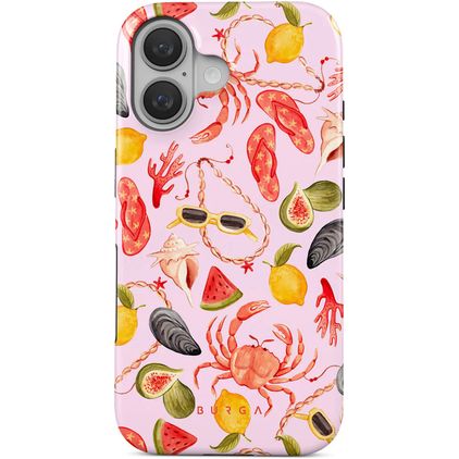 Burga Tough Coque iPhone 16 Coque arrière Rigide Anti-Chocs - Bajo El Sol