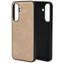 Mobiparts Classic Coque Samsung Galaxy A27 MagSafe Coque arrière en TPU,Similicuir - Moonstone Beige