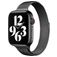 Mobigear Slim Loop Bracelet Milanais Apple Watch Fermeture magnétique - 42/41/40/38 mm - Noir