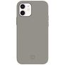 Valenta Snap Luxe Coque iPhone 12 Mini Coque arrière en Cuir Véritable - Gris