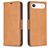 Mobigear Excellent Housse iPhone Air Etui Porte-Monnaie - Cognac