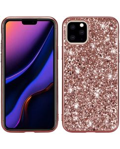 Mobigear Shockproof Glitter Powder TPU Case Rose Gold Apple iPhone 11 Pro