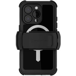 Ghostek Nautical Belt Coque iPhone 16 Pro MagSafe Coque arrière Imperméable Rigide Anti-Chocs - Noir