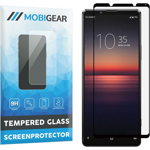 Mobigear Premium Sony Xperia 1 II Verre trempé Protection d'écran - Compatible coque - Noir