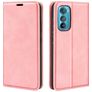 Mobigear Retro Slim Housse Motorola Edge 30 Etui Porte-Monnaie - Rose