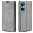 Mobigear Retro Slim Housse HONOR X7 Etui Porte-Monnaie - Gris