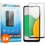 Mobigear Premium Samsung Galaxy A03 Verre trempé Protection d'écran - Compatible Coque - Noir (Lot de 2)
