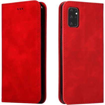 Mobigear Retro Slim Housse Samsung Galaxy S20 Plus Etui Porte-Monnaie - Rouge
