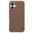 CARE by PanzerGlass Fashionable Coque iPhone 17 MagSafe Coque arrière en Silicone - Espresso