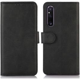 Mobigear Wallet Housse Sony Xperia 1 V Etui Porte-Monnaie - Noir
