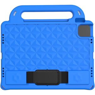 Mobigear Diamond Coque iPad Pro 11 Pouces (2021) Coque de tablette pour enfants avec Poignée Enfants en EVA - Bleu