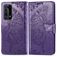 Mobigear Butterfly Housse Huawei P40 Pro Etui Porte-Monnaie - Violet
