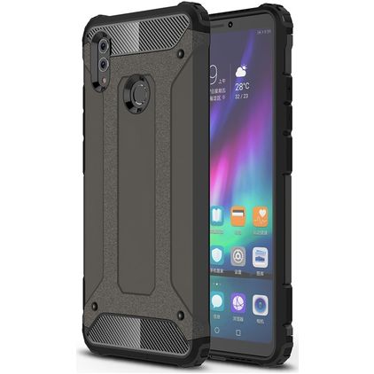 Mobigear Outdoor Coque HONOR Note 10 Coque arrière Rigide Anti-Chocs - Marron