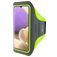 Mobiparts Comfort Fit Brassard Téléphone Samsung Galaxy A32 5G Brassard Coque de Sport en Neoprène - Neon Green
