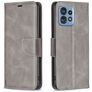 Mobigear Excellent Housse Motorola Edge 40 Pro Etui Porte-Monnaie - Gris