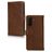 Mobilize Wallet Housse Samsung Galaxy A26 Etui en Cuir Véritable Porte-Monnaie - Marron