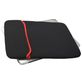 Mobigear Two Way Pochette Ordinateur portable en Neoprène 11 Pouces Housse ordinateur - Noir / Rouge