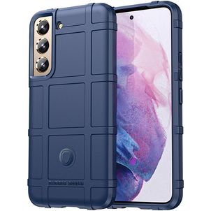 Mobigear Rugged Shield Coque Samsung Galaxy S24 Coque arrière en TPU Souple Anti-Chocs - Bleu