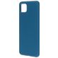 Mobiparts Coque Samsung Galaxy A22 5G Coque arrière en Silicone - Blueberry Blue