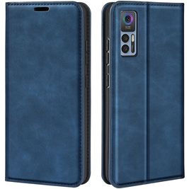 Mobigear Retro Slim Housse TCL 30 Plus Etui Porte-Monnaie - Dark Blue