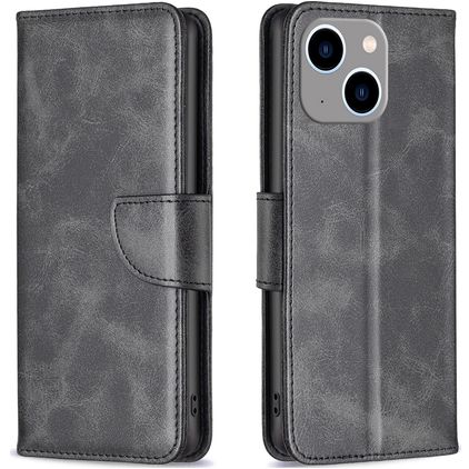 Mobigear Excellent Housse iPhone 15 Plus Etui Porte-Monnaie - Noir