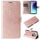 Mobigear Butterfly Housse Xiaomi Redmi 14C Etui Porte-Monnaie - Rose doré