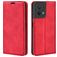 Mobigear Retro Slim Housse OPPO Reno 8 5G Etui Porte-Monnaie - Rouge