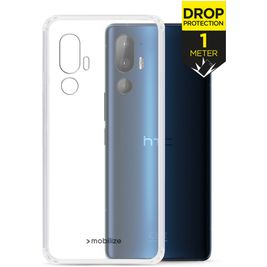 Mobilize Naked Protection Coque Transparente HTC U24 Pro Coque arrière Rigide Anti-Chocs - Transparent
