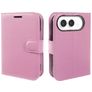 Mobigear Classic Housse iPhone Duo Etui Porte-Monnaie - Rose