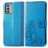 Mobigear Clover Housse Nokia G42 Etui Porte-Monnaie - Bleu