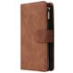 Mobigear Zipper Housse Huawei P40 Etui Porte-Monnaie - Marron