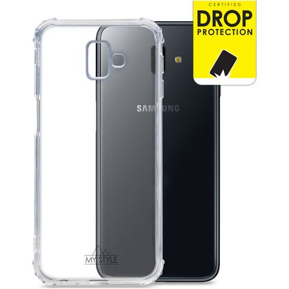 My Style Protective Flex Coque Transparente Samsung Galaxy J6 Plus Coque arrière en TPU Souple Anti-Chocs - Transparent