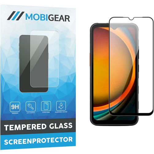 Mobigear Premium Samsung Galaxy Xcover 7 Verre trempé Protection d'écran - Compatible coque - Noir