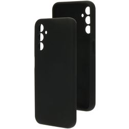 Mobiparts Coque Samsung Galaxy A14 Coque arrière en Silicone - Noir