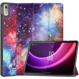 Mobigear Tri-Fold Coque Lenovo Tab P11 Gen 2 Etui - Galaxie