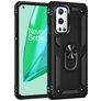 Mobigear Armor Ring Coque OnePlus 9 Pro Coque arrière Rigide Anti-Chocs avec Anneau-Support - Noir