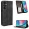 Mobigear Sensation Housse Samsung Galaxy M55 Etui Porte-Monnaie - Noir