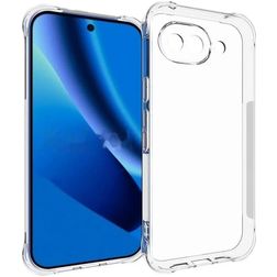 Mobigear Cushion Coque Transparente Google Pixel 10a Coque arrière en TPU Souple - Transparent