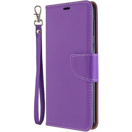 Mobigear Excellent Housse Samsung Galaxy A21 Etui Porte-Monnaie - Violet
