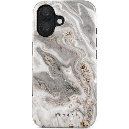 Burga Tough Coque iPhone 16 Plus Coque arrière Rigide Anti-Chocs - Snowstorm