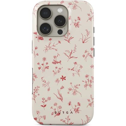 Burga Tough iPhone 16 Pro Plastique rigide Coque arrière Antichoc - Prairie