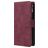 Mobigear Zipper Housse Samsung Galaxy A71 Etui Porte-Monnaie - Rouge