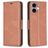 Mobigear Excellent Housse iPhone 16 Plus Etui Porte-Monnaie - Marron