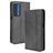 Mobigear Sensation Housse Motorola Edge (2021) Etui Porte-Monnaie - Noir