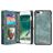 Caseme 008 Housse iPhone 8 Plus Etui avec Coque Détachable Porte-Monnaie - Vert