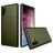 Mobigear Card Coque Samsung Galaxy Note 10 Plus Coque arrière Rigide Anti-Chocs avec Porte-Cartes - Vert