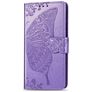 Mobigear Butterfly Housse iPhone 11 Etui Porte-Monnaie - Violet