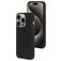 Mobiparts Coque iPhone 15 Pro Coque arrière en Silicone - Noir